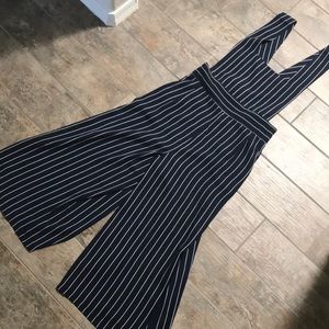 New with tags-The cutest pin striped overalls
